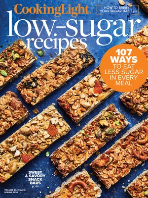 cover image of Cooking Light Low-Sugar Recipes